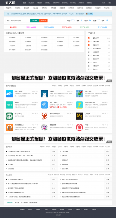 最新帝国CMS目录导航网整站源码-橘子哭了