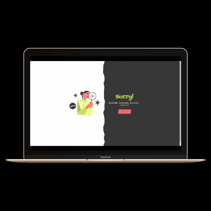 分享九款不同页面的404源码(带演示站点)-第5张图片-酷库资源网 分享九款不同页面的404源码(带演示站点)-第5张图片-酷库资源网