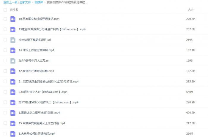 自媒体多期基础+高级VIP教程+抖音小程序玩法(月入20000+)+专场特性 自媒体多期基础+高级VIP教程+抖音小程序玩法(月入20000+)+专场特性