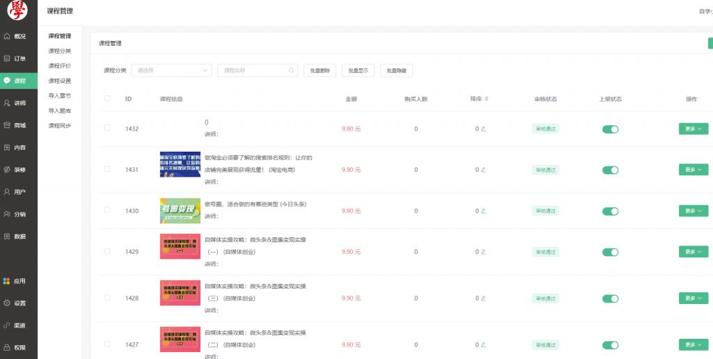 图片[4]-新版2021知识付费系统付费阅读小程序源码知识付费平台-橘子哭了