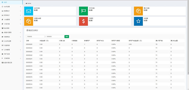 Thinkphp内核掌上阅读小说系统源码支持公众号代理分站支付APP打包下载 Thinkphp内核掌上阅读小说系统源码支持公众号代理分站支付APP打包下载