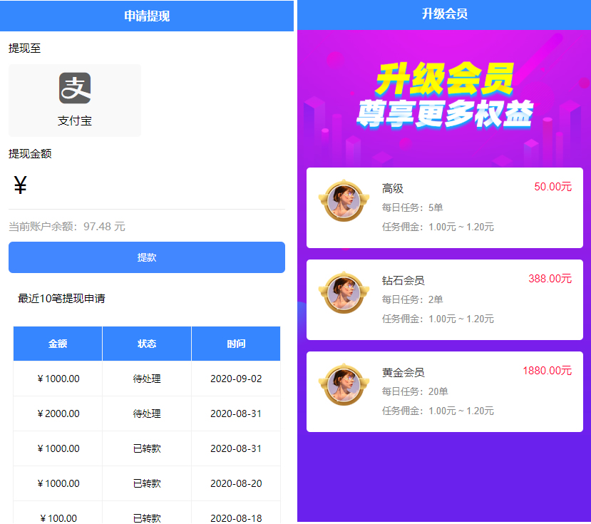 【无加密+去后门】全新蓝色UI点赞系统源码+后台模板 【无加密+去后门】全新蓝色UI点赞系统源码+后台模板