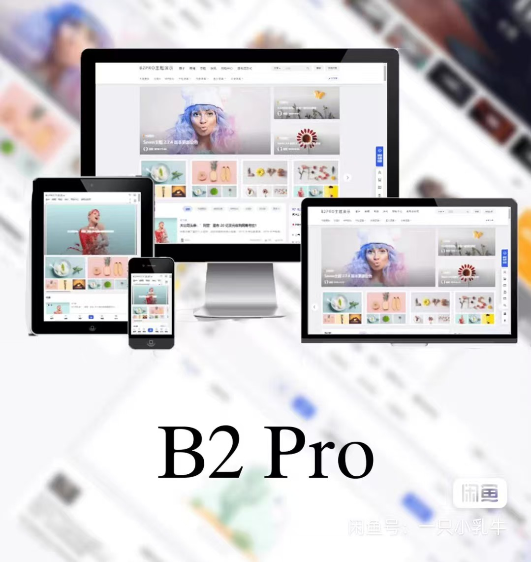 最新版7B2 PRO主题5.4.2 免授权开心版源码-橘子哭了